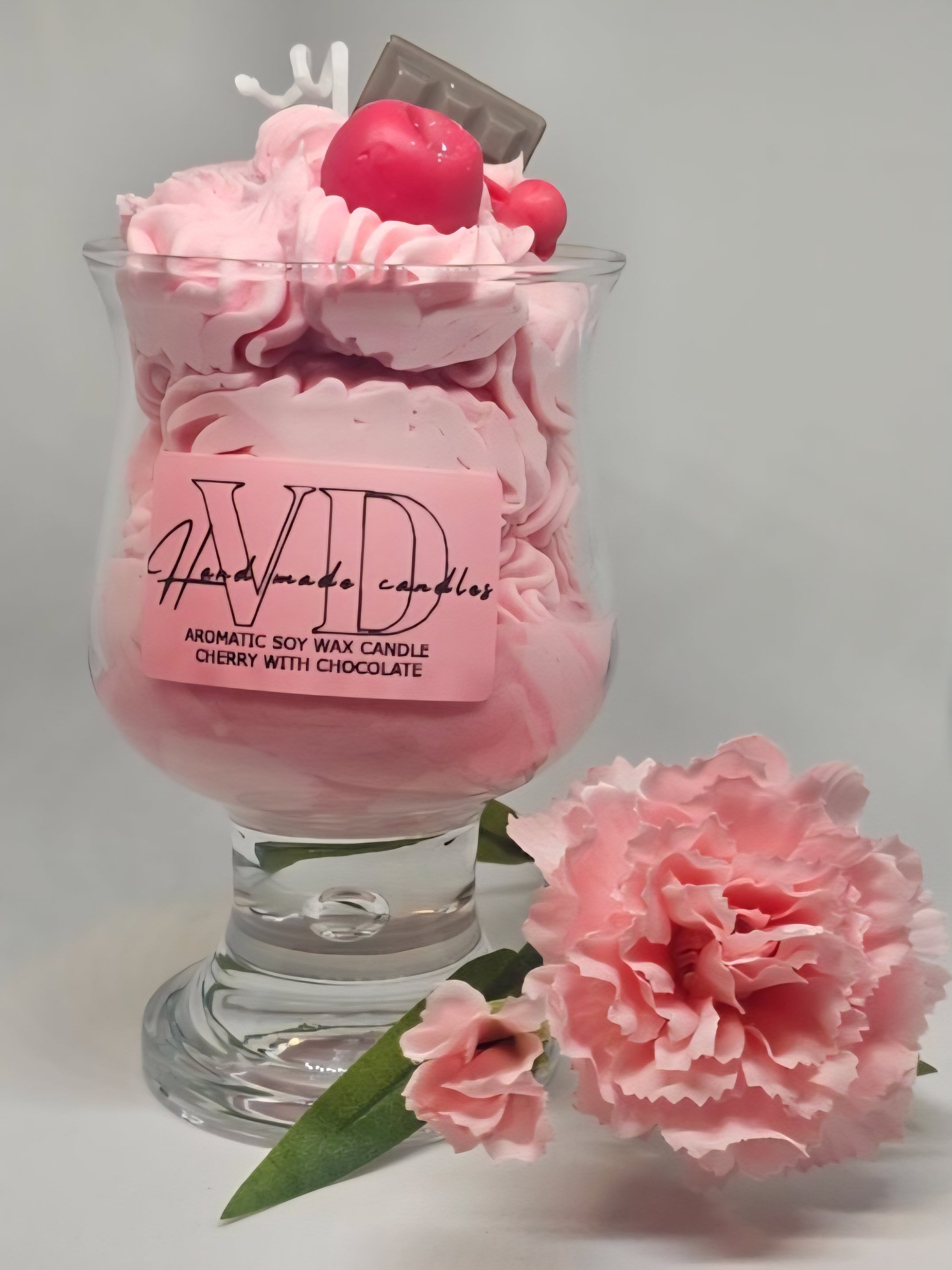【美品】WWW_SAKENODAI WHAT WE WANT Dekoratyvinė kvapioji žvakė Cherry with Chocolate, 180 g | VD Home